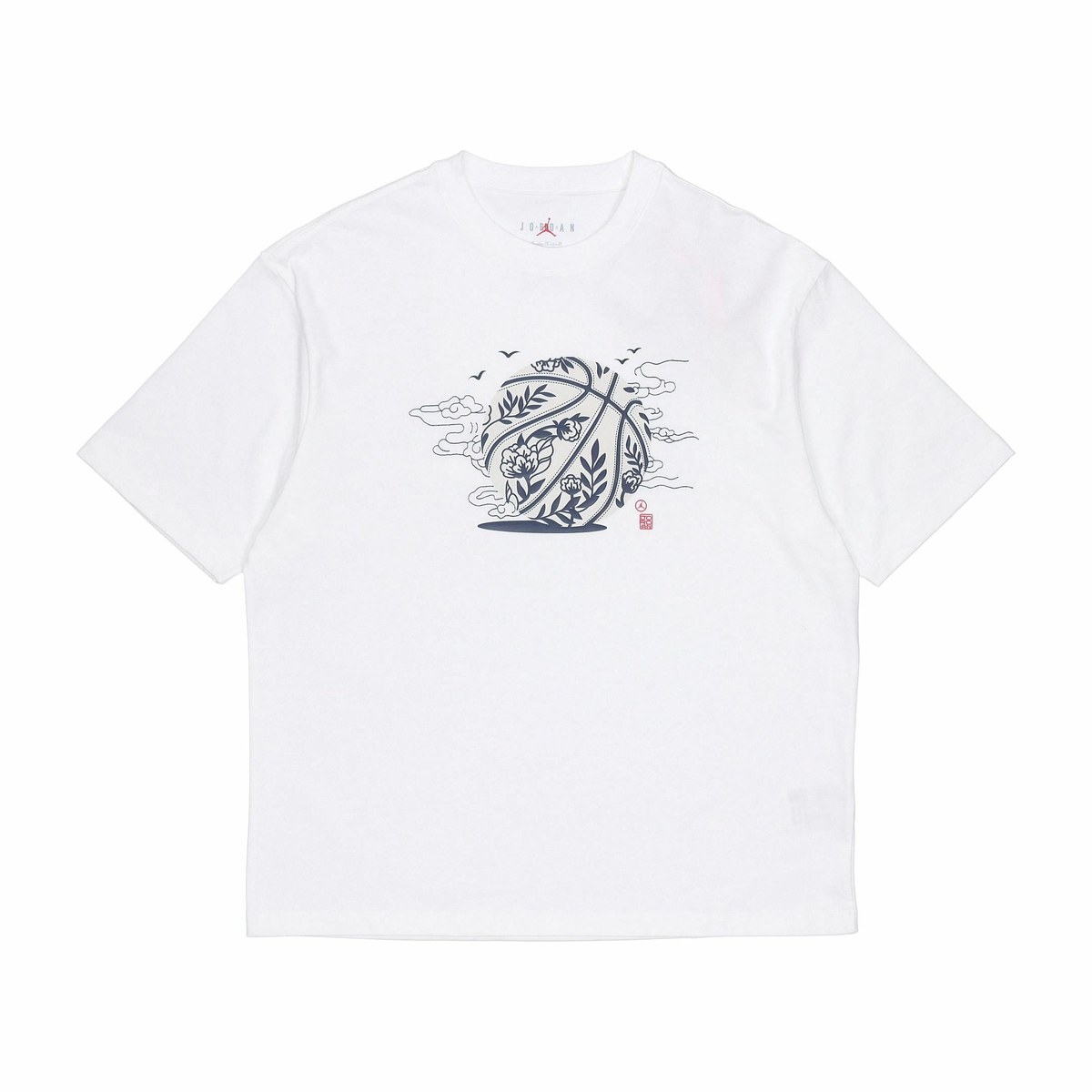 Jordan Printed Crewneck T-Shirt White