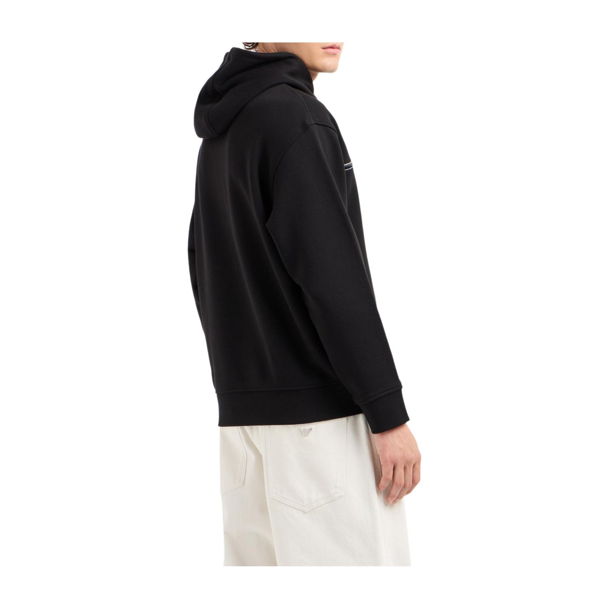 Emporio Armani Eagle Embroidered Hoodie