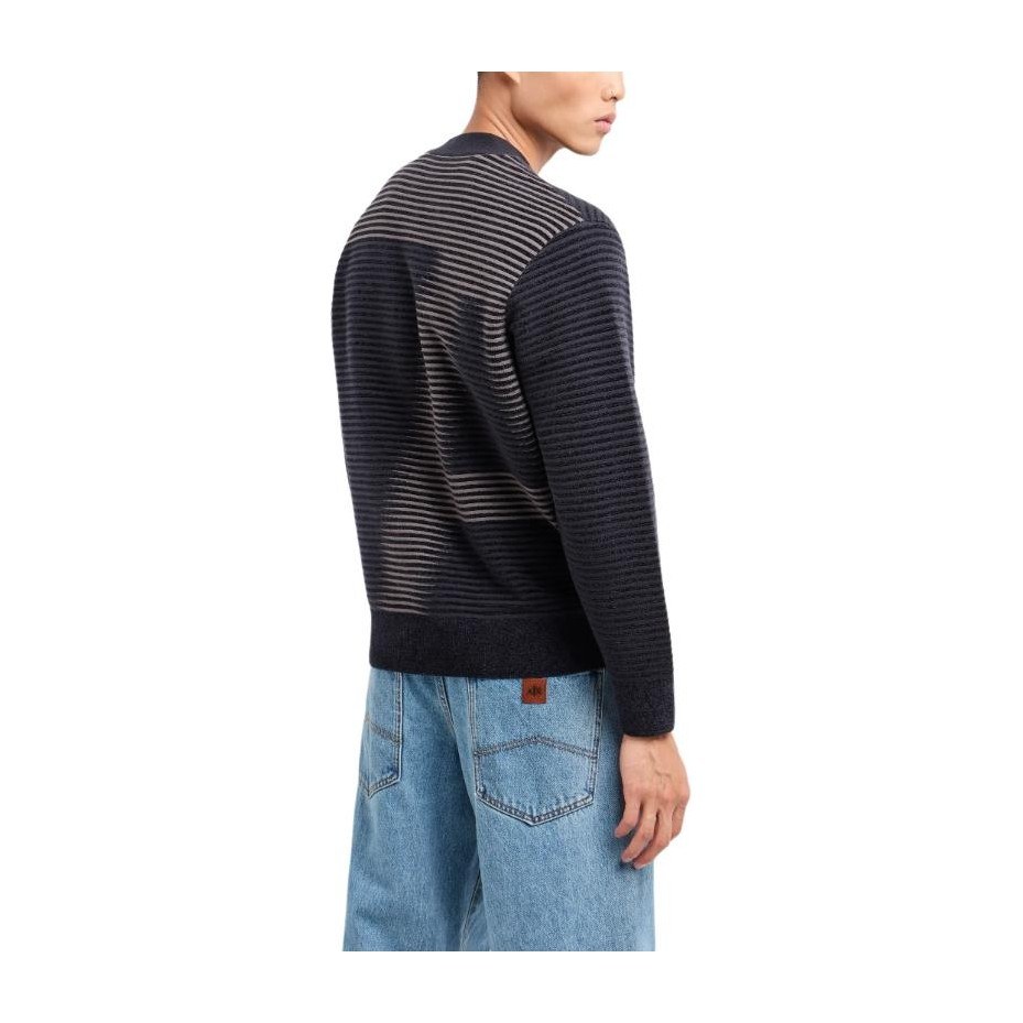 ARMANI EXCHANGE V-Neck Knit Navy