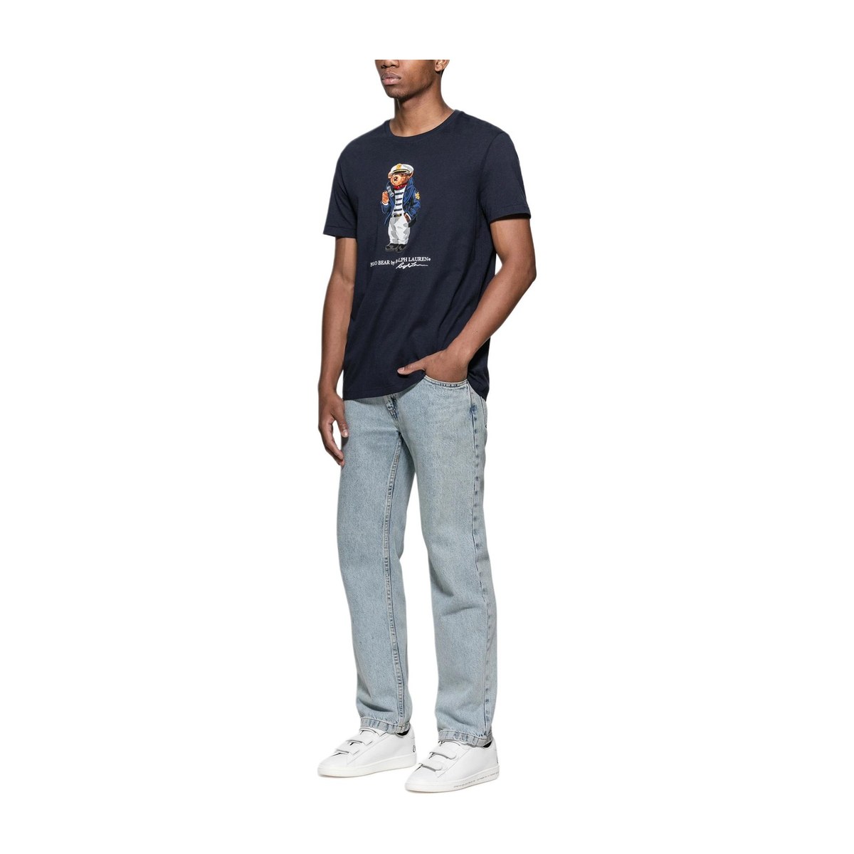 Polo Ralph Lauren SS24 Captain Bear Tee Navy