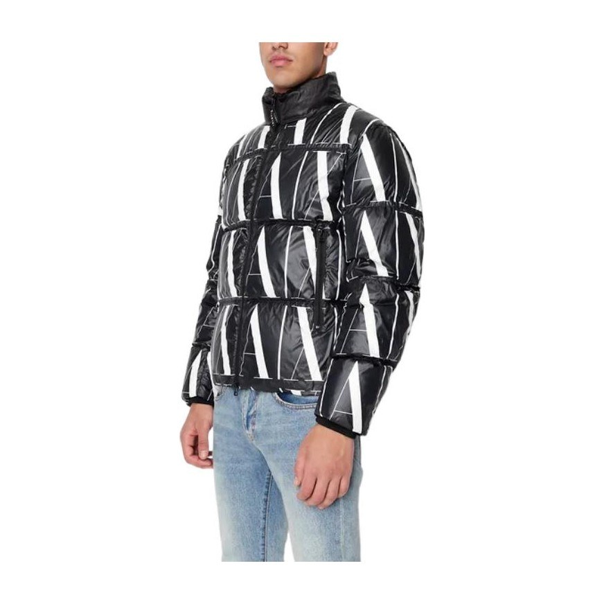 Armani Exchange FW22 Logo Puffer Jacket Black