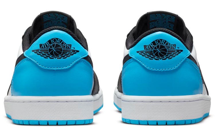 Jordan Air Jordan 1 Low "Black and Dark Powder Blue"