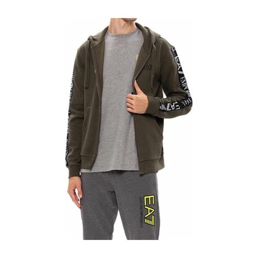 Emporio Armani EA7 Hoodie Dark Green