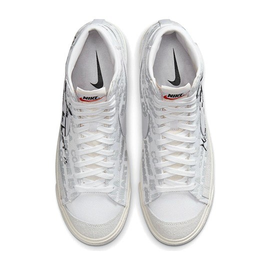 CDG x Nike Blazer Mid White Black