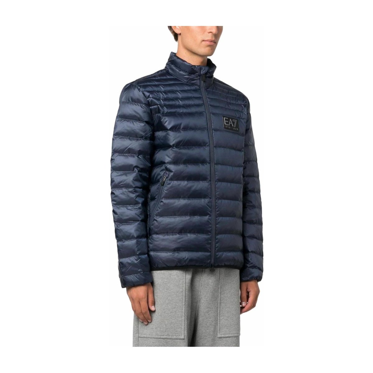 Emporio Armani EA7 Logo Zip Jacket Navy