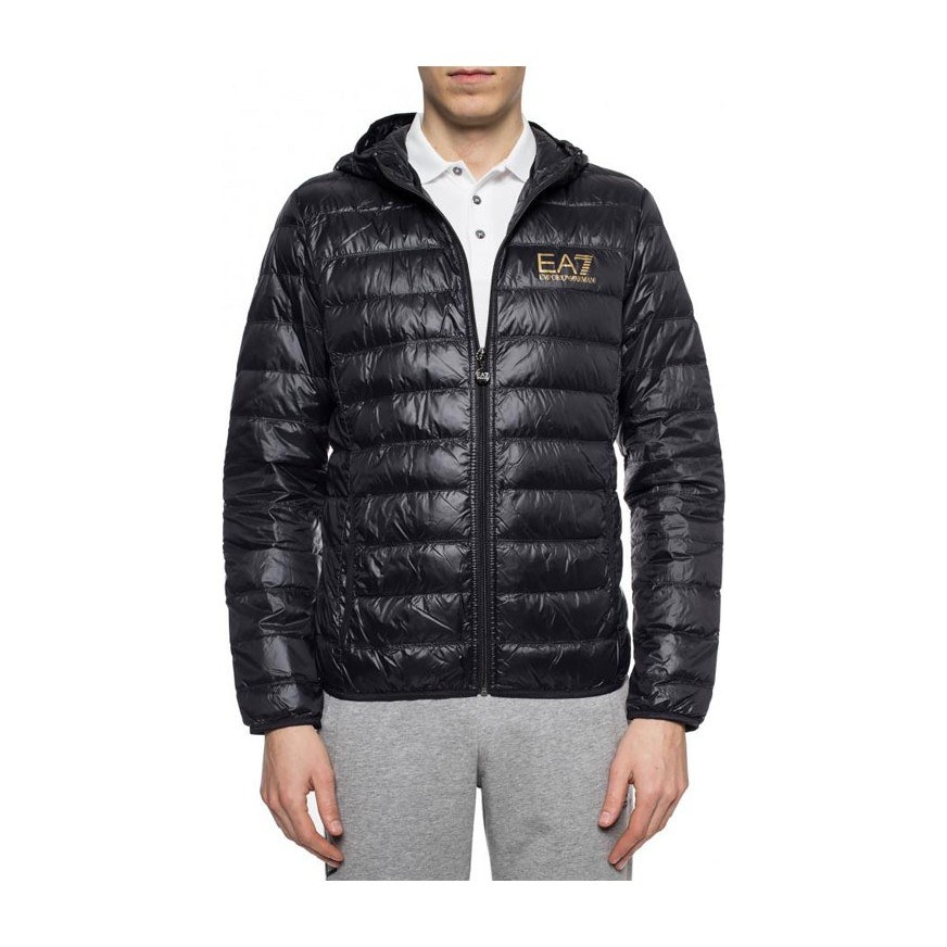 Emporio Armani Quilted Down Jacket Black
