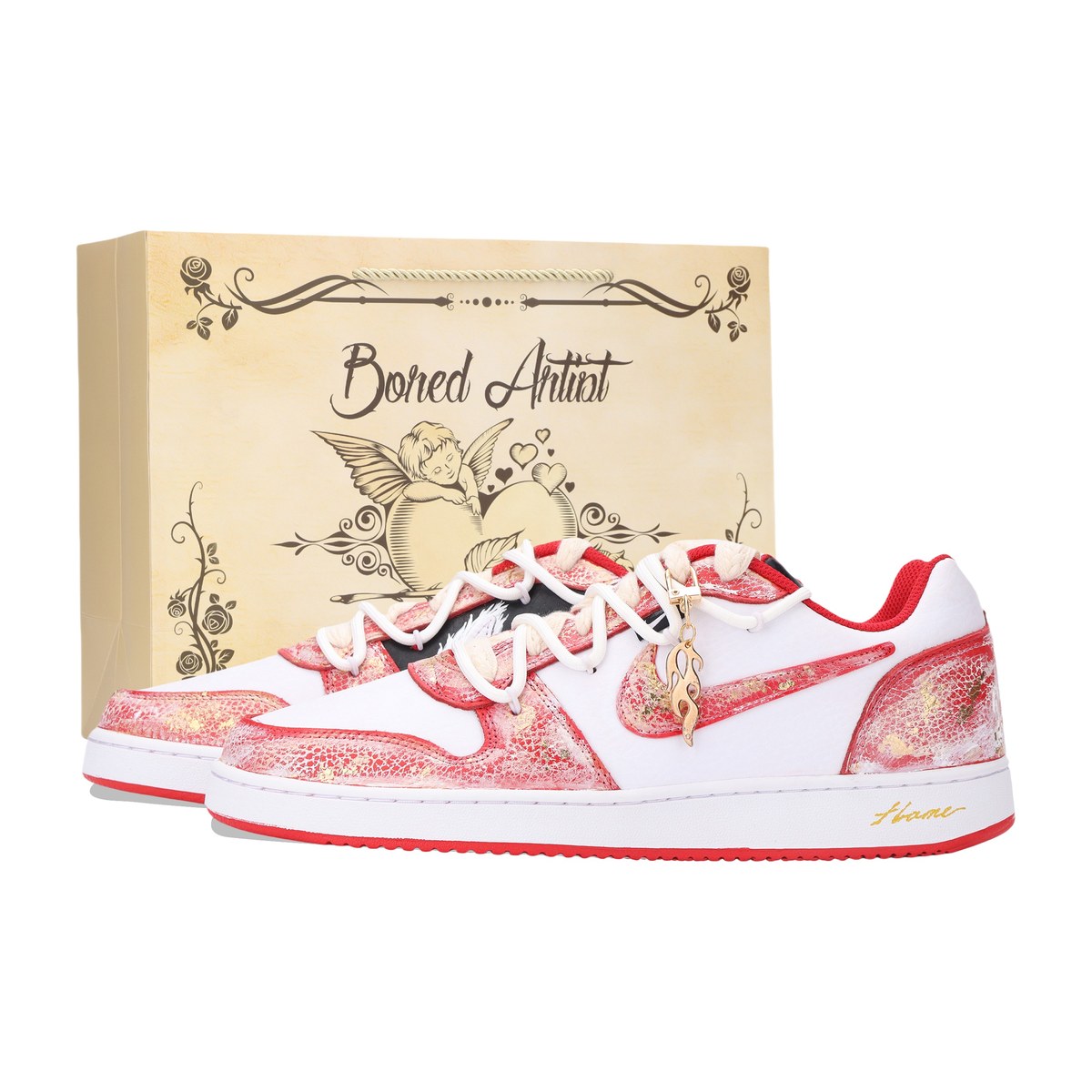 Nike Ebernon White Red