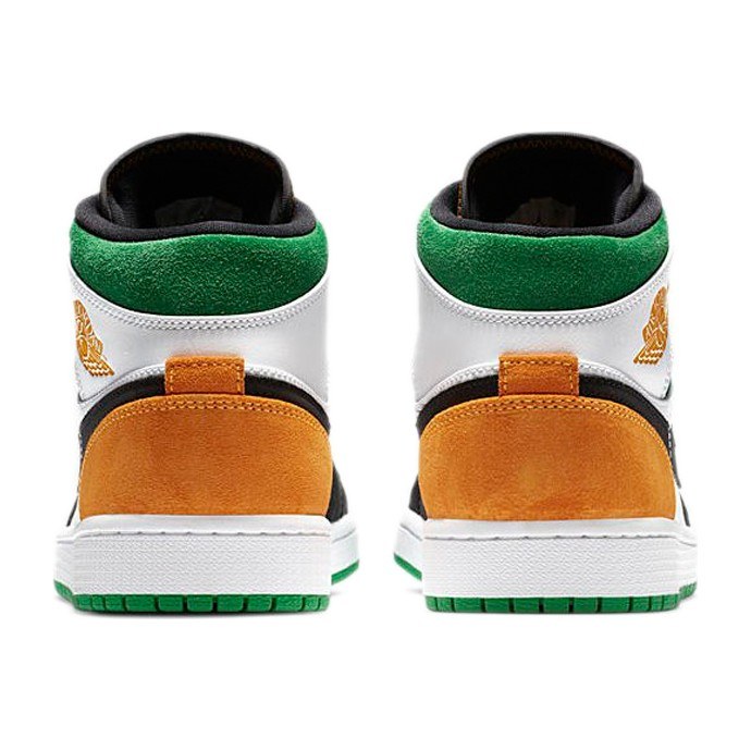 Jordan Air Jordan 1 Mid SE White Green Orange