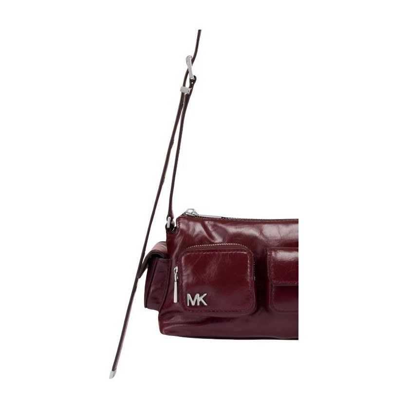 Michael Kors Dakota Small Shoulder Bag Brown Red