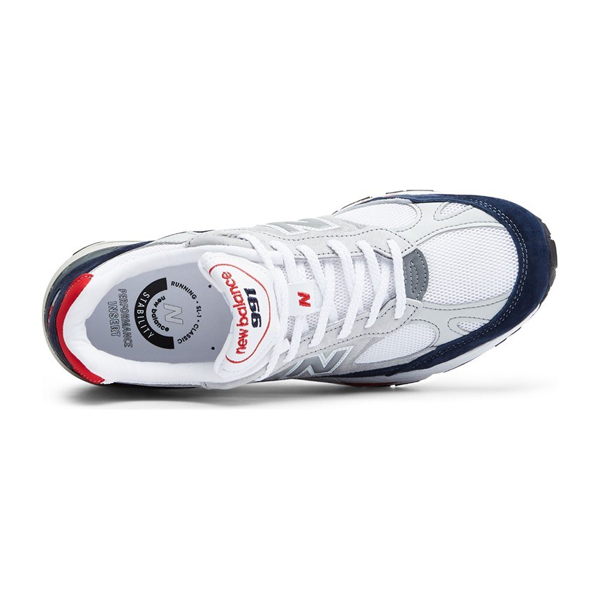 New Balance 991 White Blue