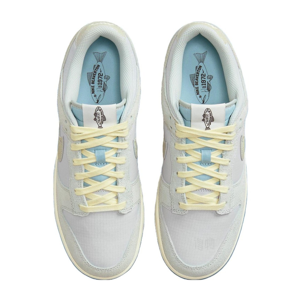 Nike Dunk Low "Gone Fishing" Light Silver Ocean Bliss