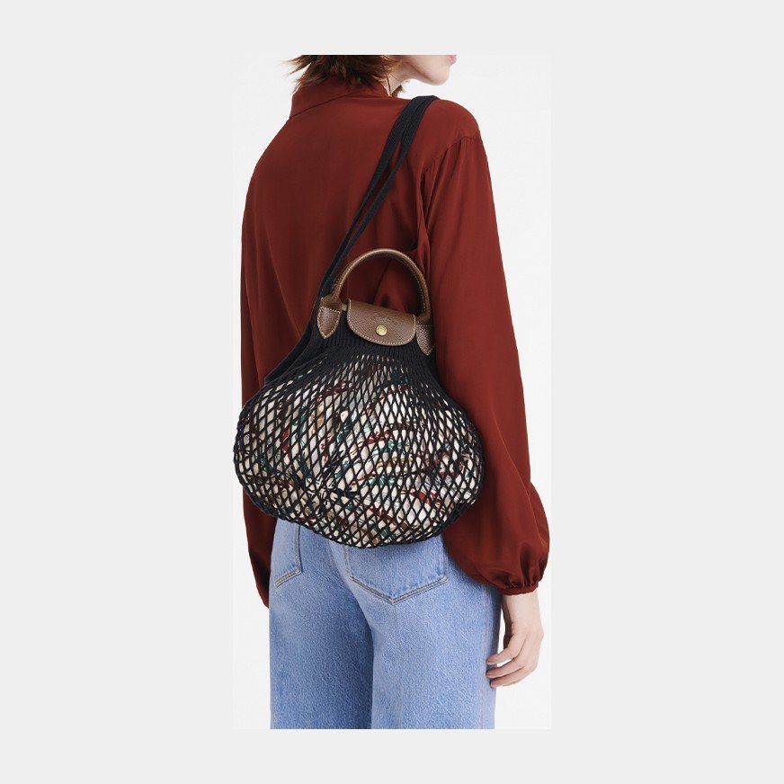 Longchamp Le Pliage Filet 38 Black