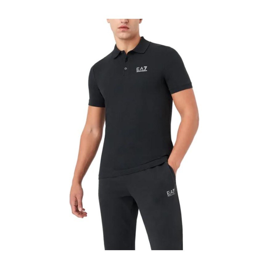 Emporio Armani Core Identity Polo Shirt Black