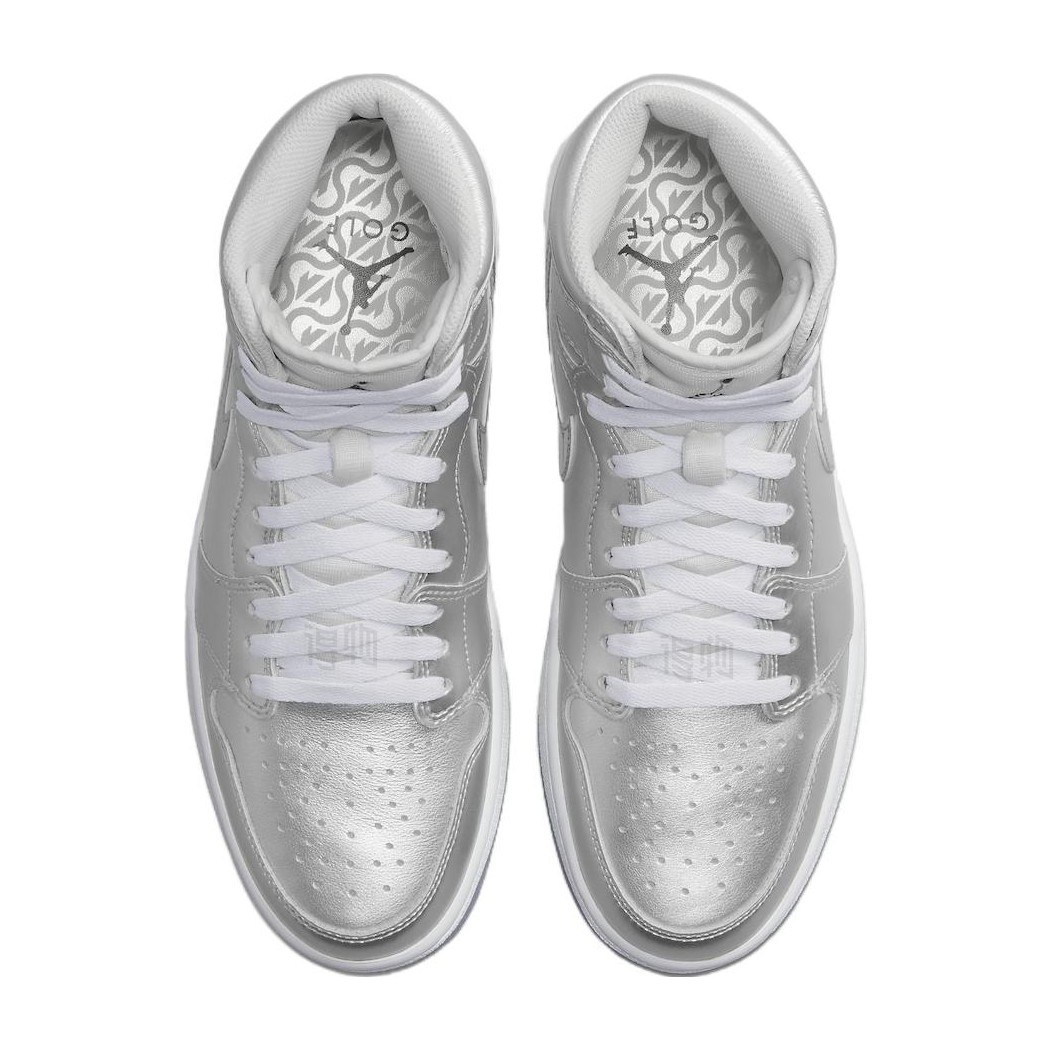 Jordan Air Jordan 1 High Golf "Liquid Silver"