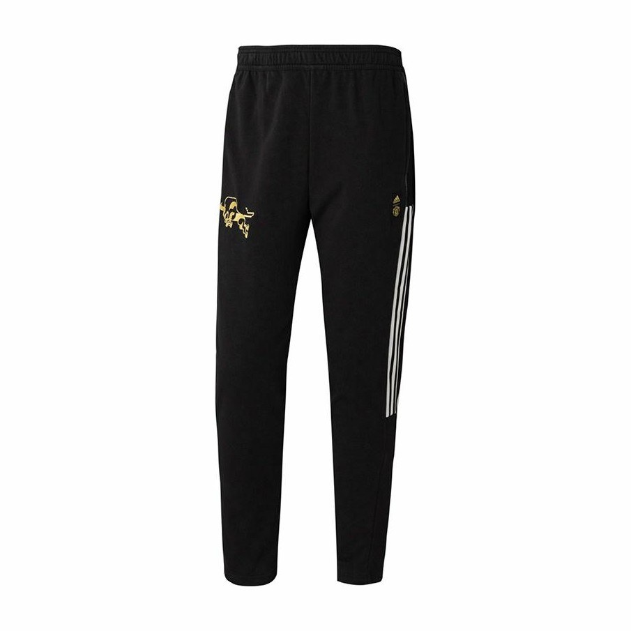 adidas CNY Manchester United Football Pants Black