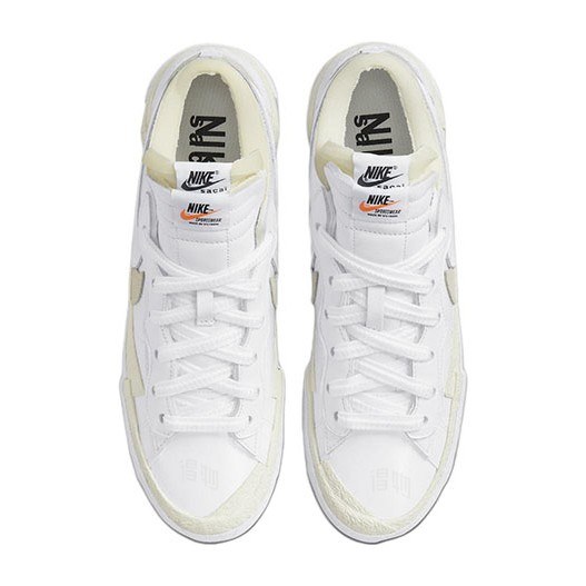 Sacai x Nike Blazer Low "White Patent Leather"