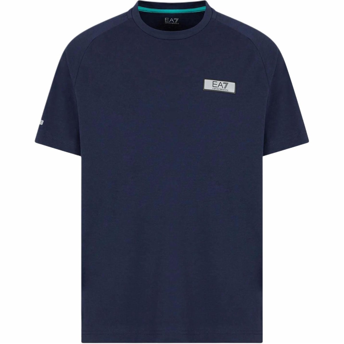Emporio Armani EA7 SS24 Logo T-Shirt Navy