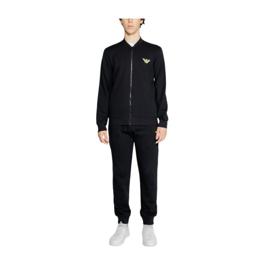 Emporio Armani FW24 Logo Tracksuit Black
