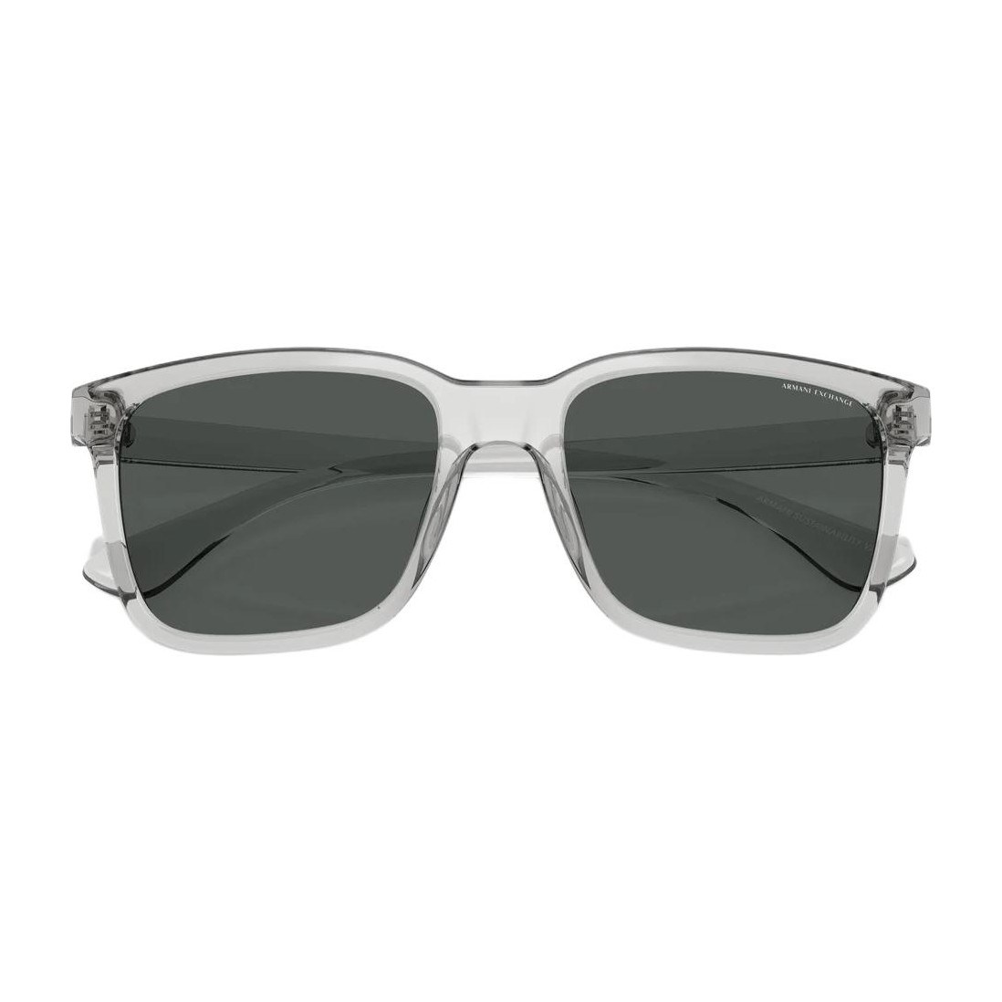 Armani Exchange AE Sunglasses Transparent Gradient Square