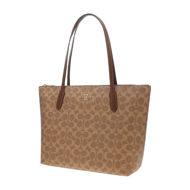 COACH Zip Top Tote 30