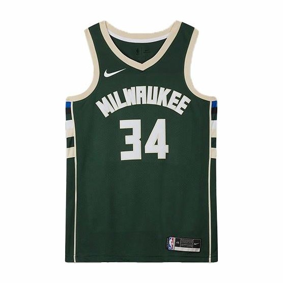 Nike NBA Giannis Antetokounmpo 34 Jersey Green
