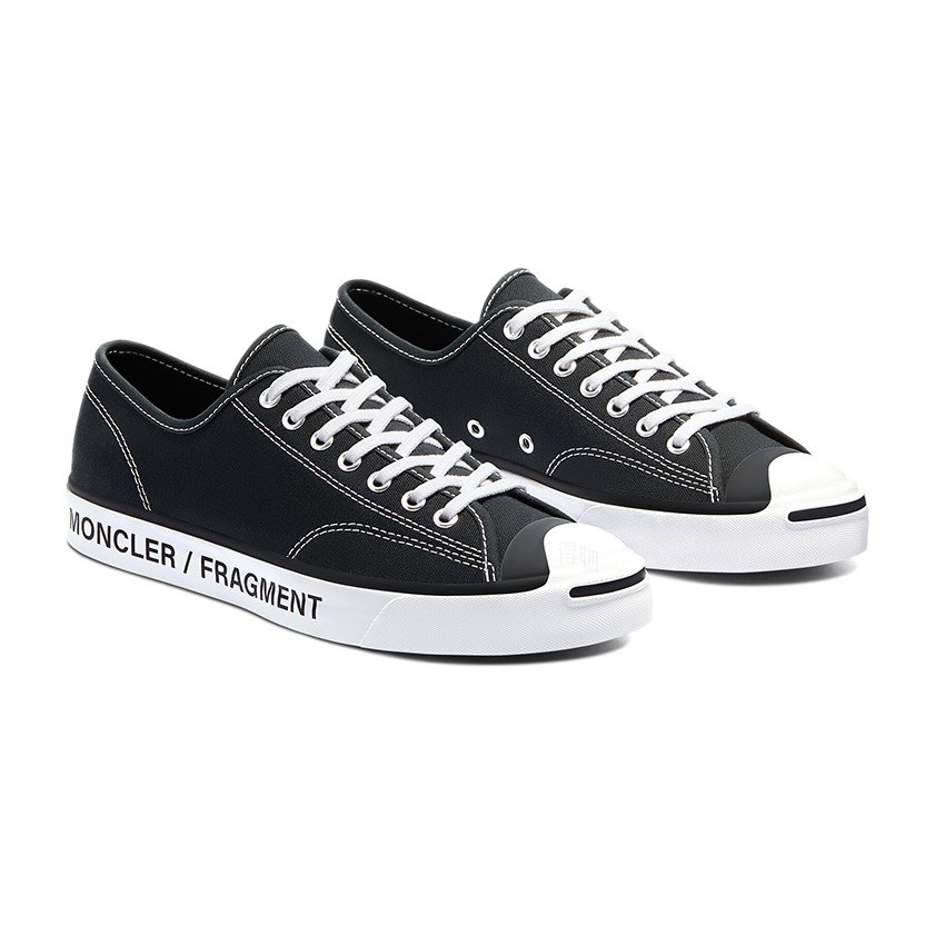 Fragment Design x Moncler x Converse Jack Purcell Low Black