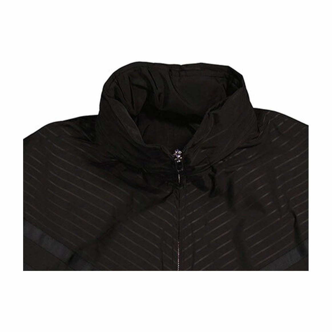Emporio Armani Striped Zip Jacket Black