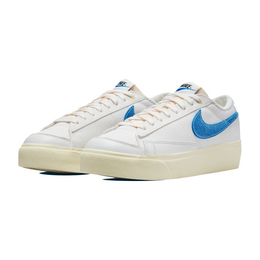 Nike Blazer Low Platform White Blue