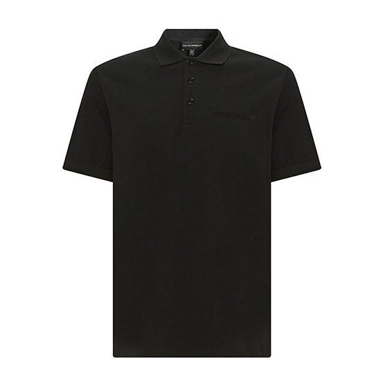Emporio Armani SS22 Polo Shirt Black