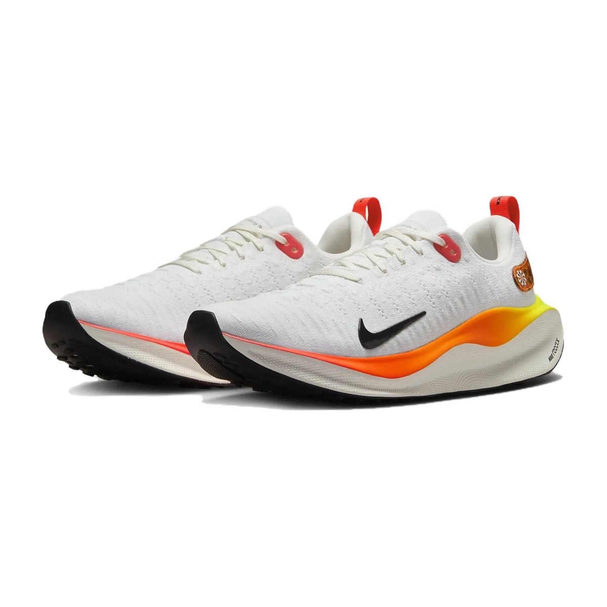 Nike React Infinity Run Flyknit 4 White Red Orange