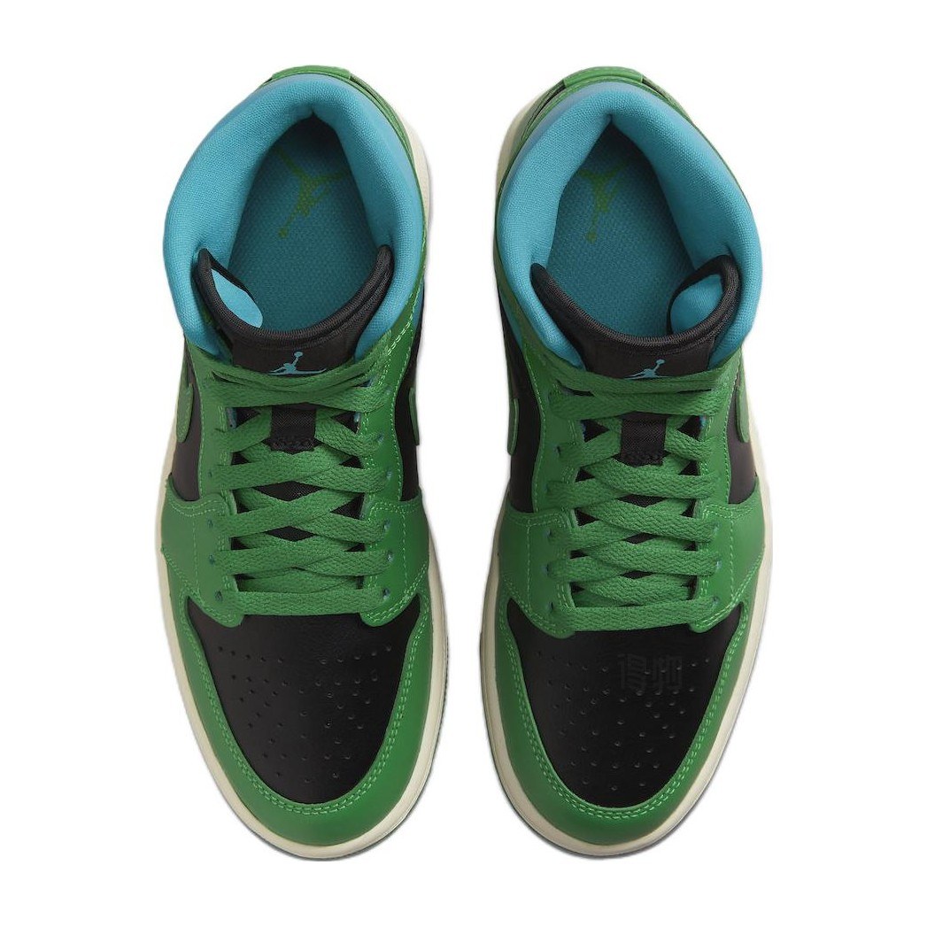 Jordan Air Jordan 1 Mid Green Black