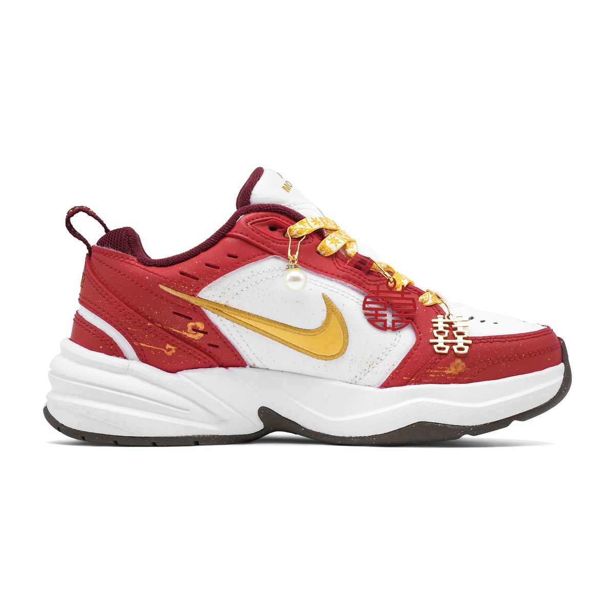Nike Air Monarch 4 Red Gold