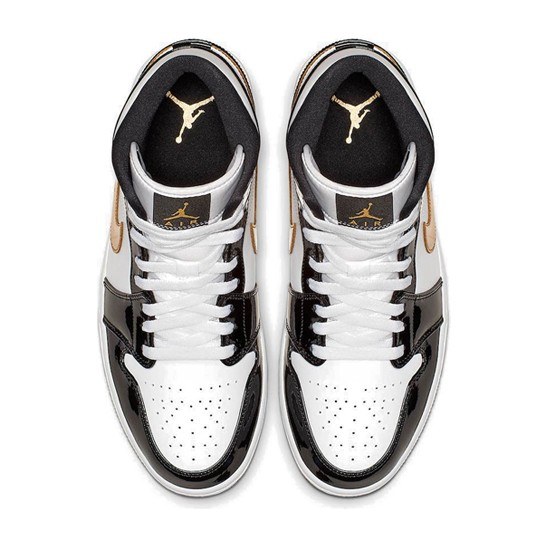 Jordan Air Jordan 1 Mid Black Gold 2019