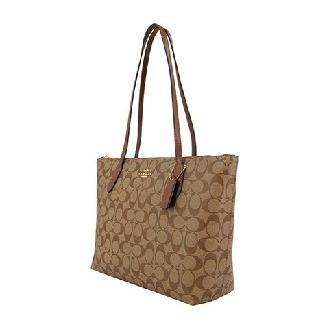 COACH Zip Top Tote 30