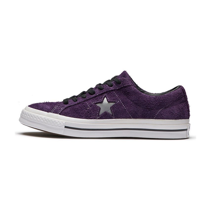 Converse One Star White Purple