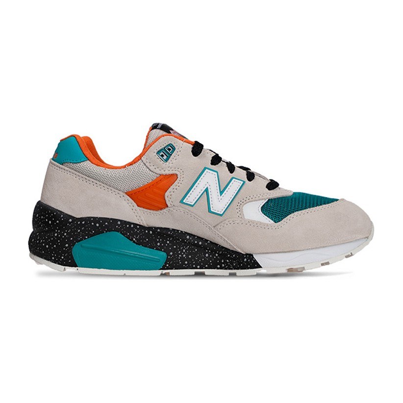 New Balance 580 Orange Green