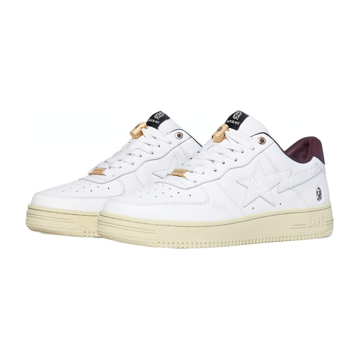 BAPE BLACK x A BATHING APE STA White Brown Green