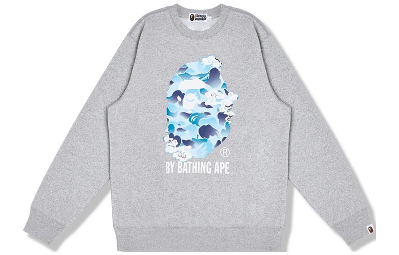 A BATHING APE Bape SS23 Camo Print Sweatshirt