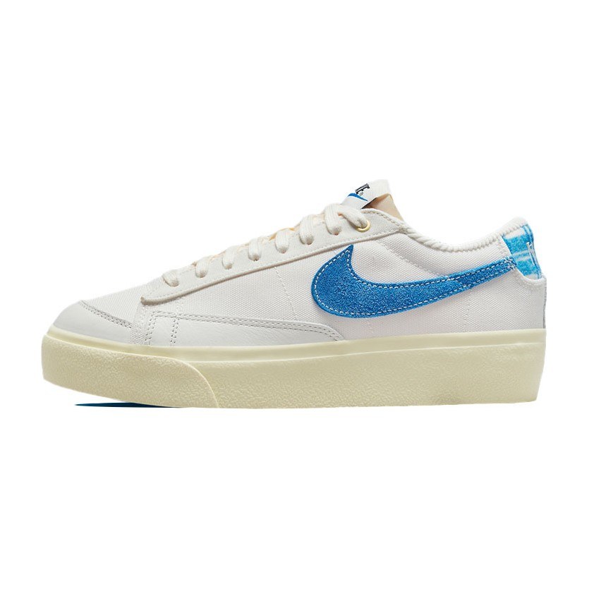 Nike Blazer Low Platform White Blue