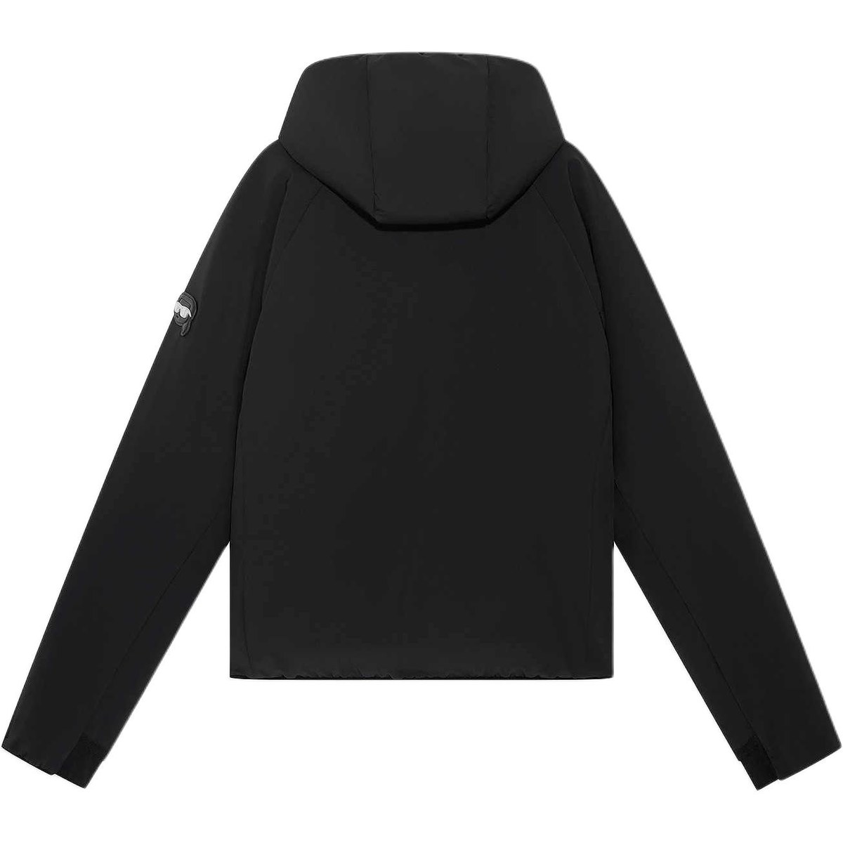 KARL LAGERFELD FW24 Down Jacket Hoodie Black