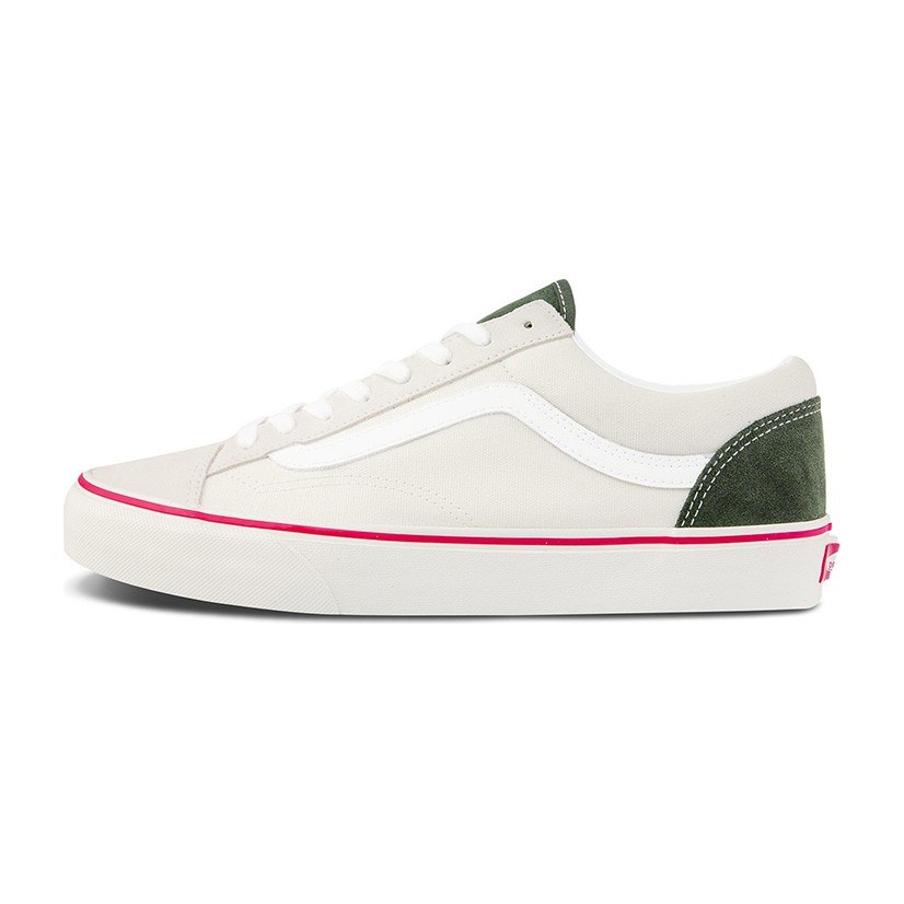 Vans Style 36 Off-White Red