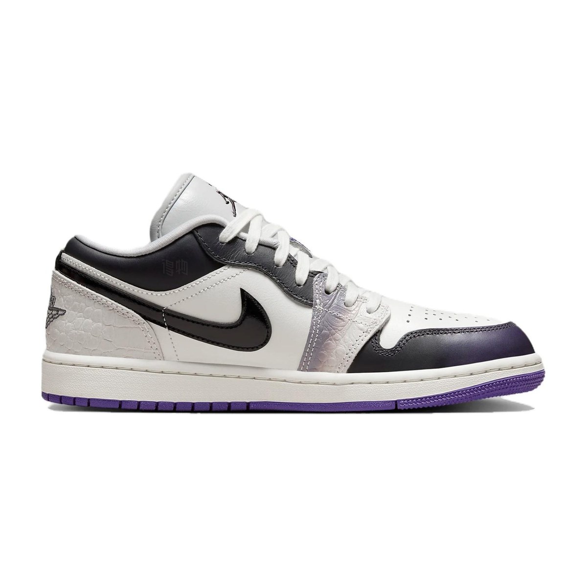 Jordan Air Jordan 1 Low SE White Black Purple