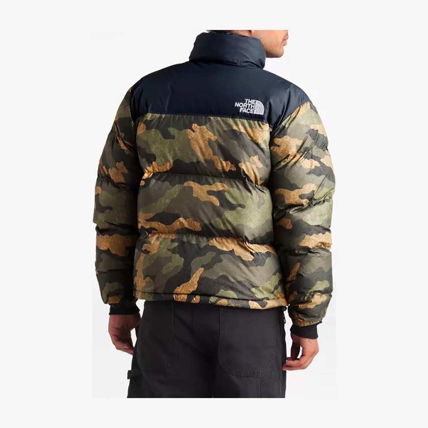 The North Face 1996 Retro Nuptse Jacket Green Camo