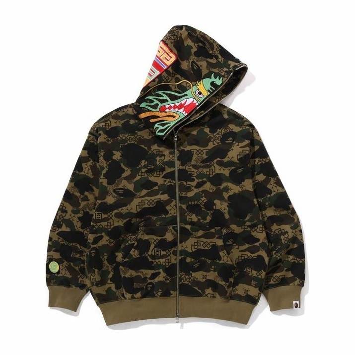 BAPE x CLOT SS25 Camo Hoodie
