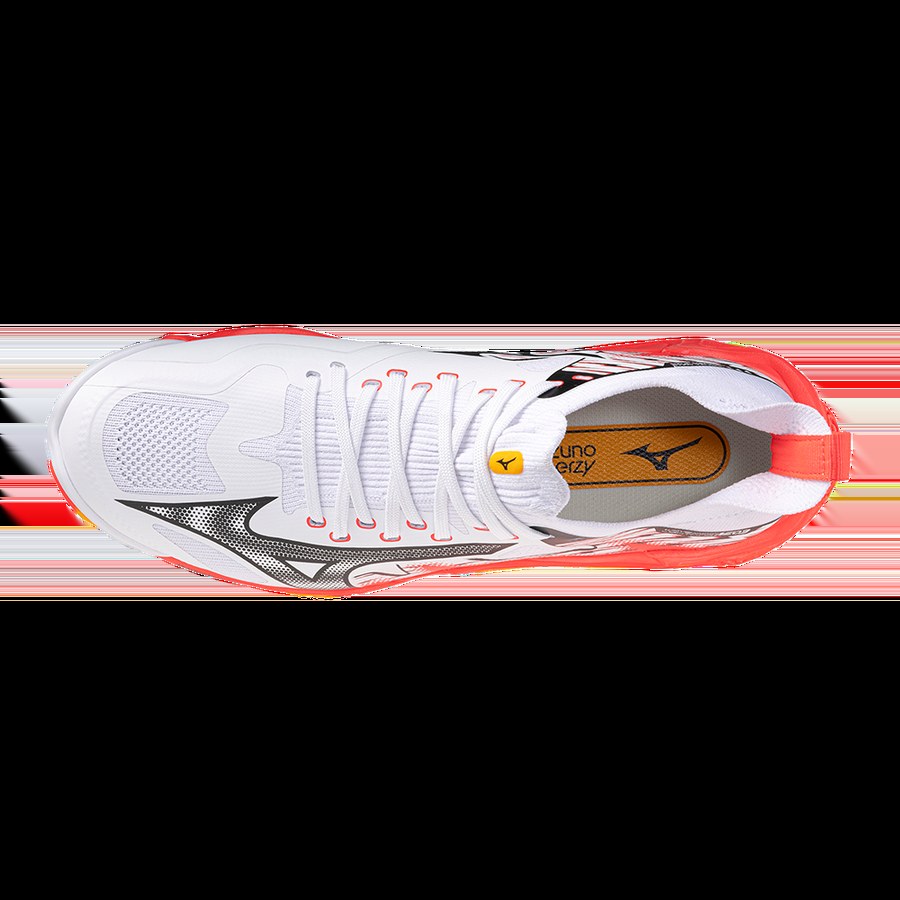 Mizuno Wave Lightning Neo 3 White Orange
