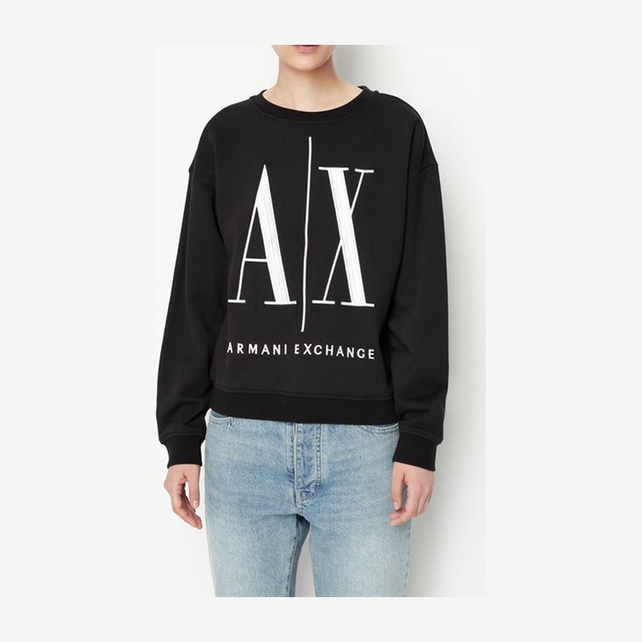Armani Exchange FW22 Icon Sweatshirt Black