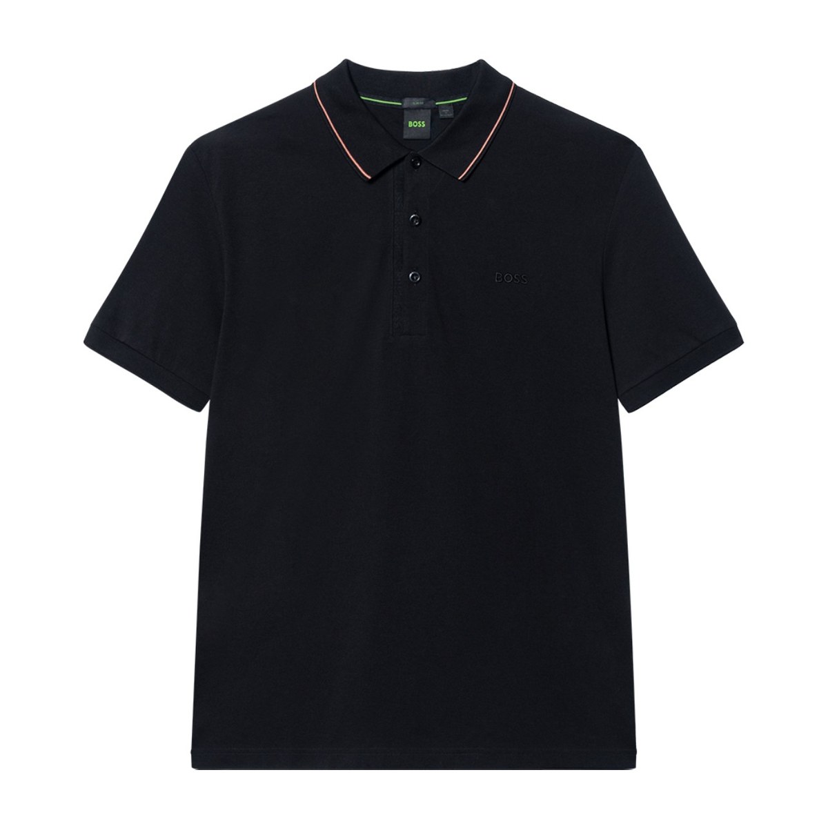 HUGO BOSS Cotton-Piqu Slim-Fit Polo Shirt With Tonal Logo PoloPolo