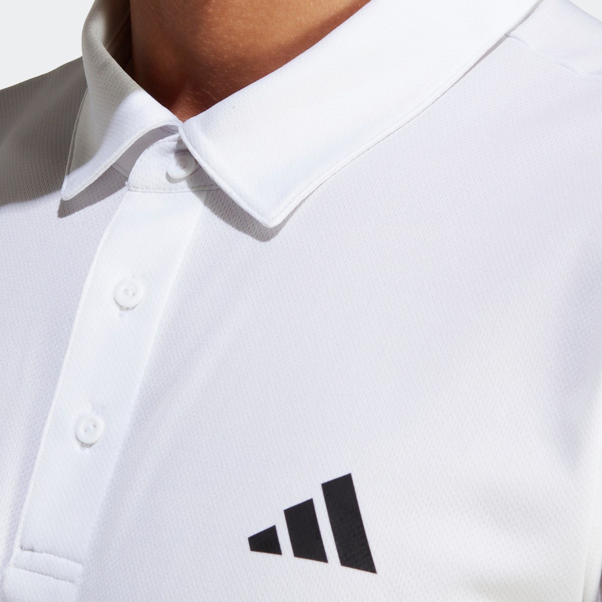 adidas Tennis Fab Polo Shirt White