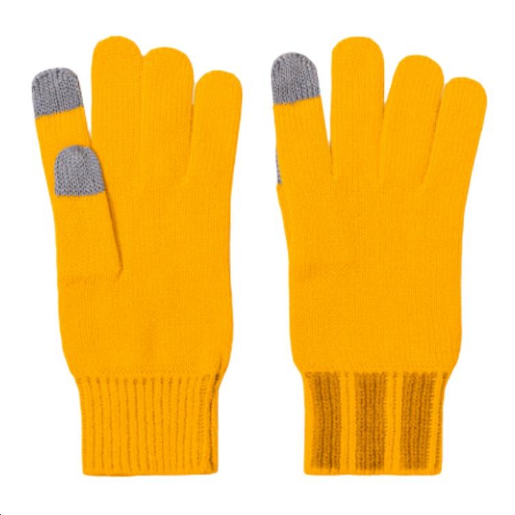 adidas Acrylic Sport Gloves Yellow