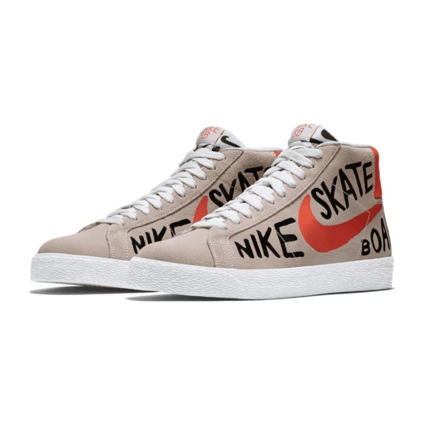 Nike Blazer "Geoff McFetridge" Mid Brown Red